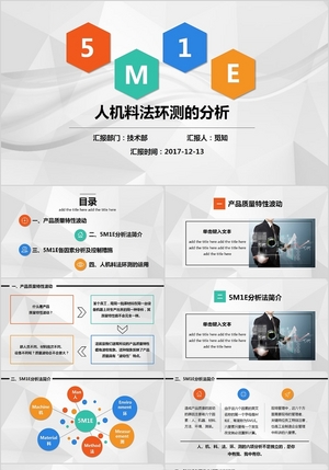 从理论到落地 5M1E在制造业工厂中的实战案例分析培训课件